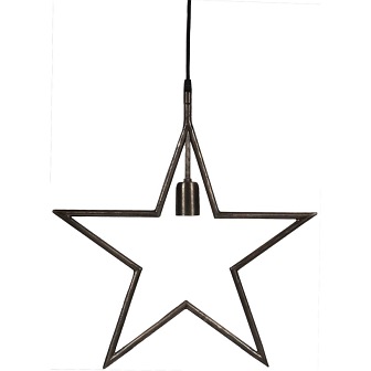 Świąteczna lampa wisząca gwiazda Tindra czarna